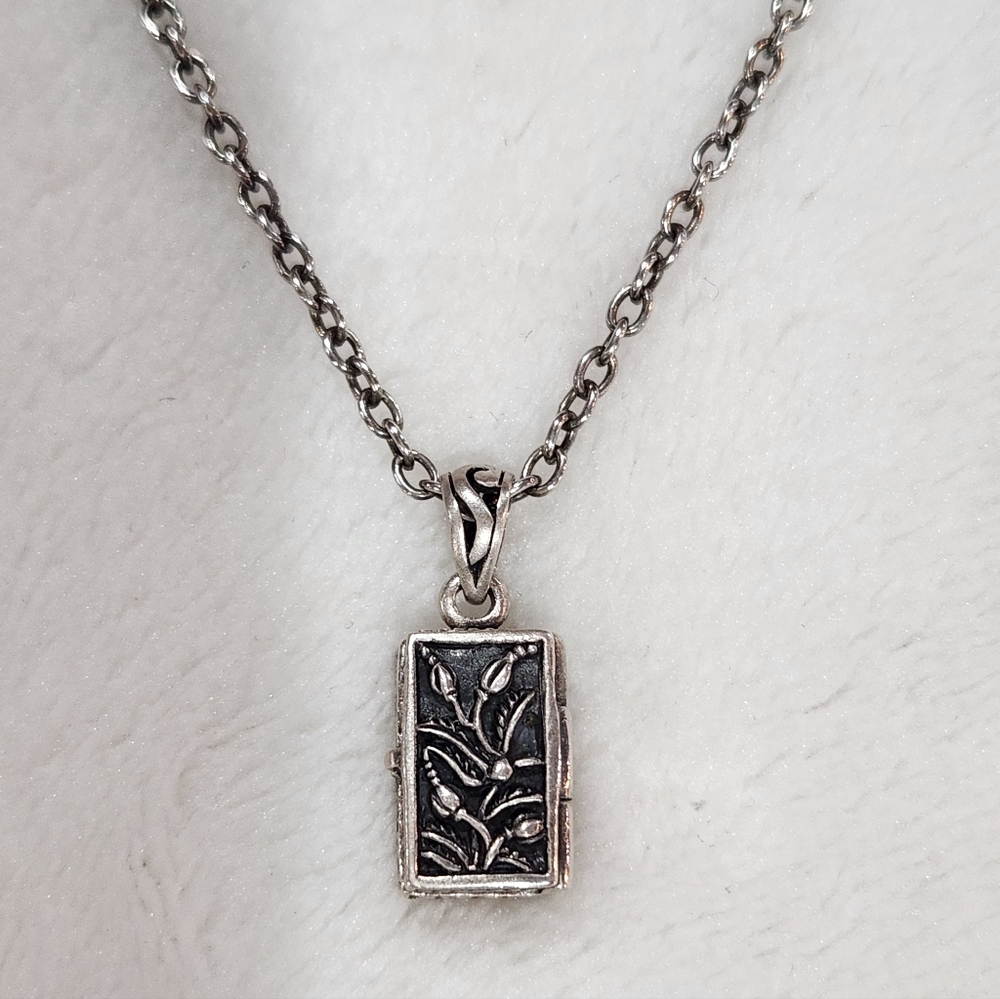 Sterling Silver Silpada Little Locket Chain Necklace